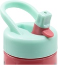 Botella de agua deportiva con pajita y asa incorporada de 410 ml de Minnie Mouse