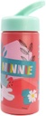 Botella de agua deportiva con pajita y asa incorporada de 410 ml de Minnie Mouse