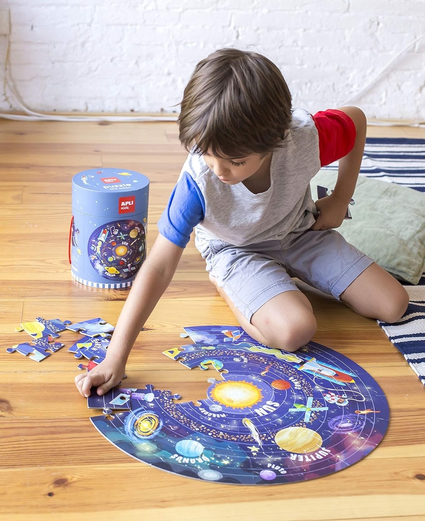 Puzzle circular sistema solar 48U Apli