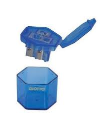 Sacapuntas Giotto plastico triple con deposito