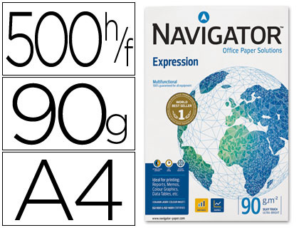 Papel A4 90g 500h Navigator