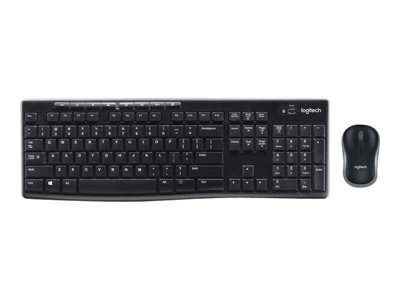 Teclado+raton logitech mk270 wireless negro