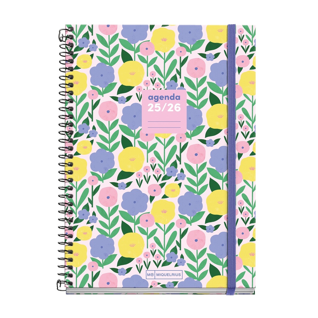 Agenda Escolar Plus Semana Vista Blossom 25_26