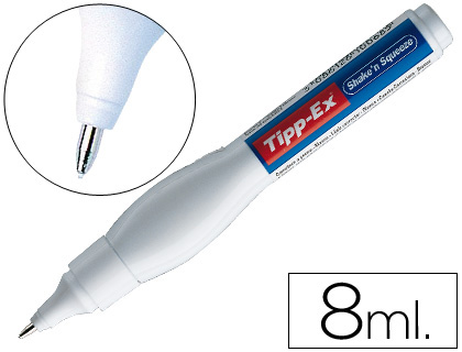 Bolígrafo corrector 8ml shake'n squeeze Tipp-ex