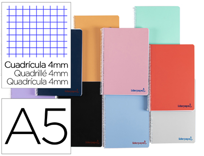 CUADERNO ESPIRAL 4º 4X4 80H 90GR T/P WONDER L