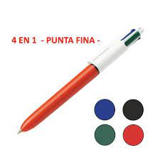 Boligrafo 4 Colores Fine BIC