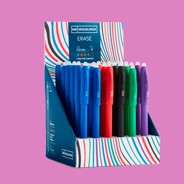 Boligrafo borrable colores surtidos MR