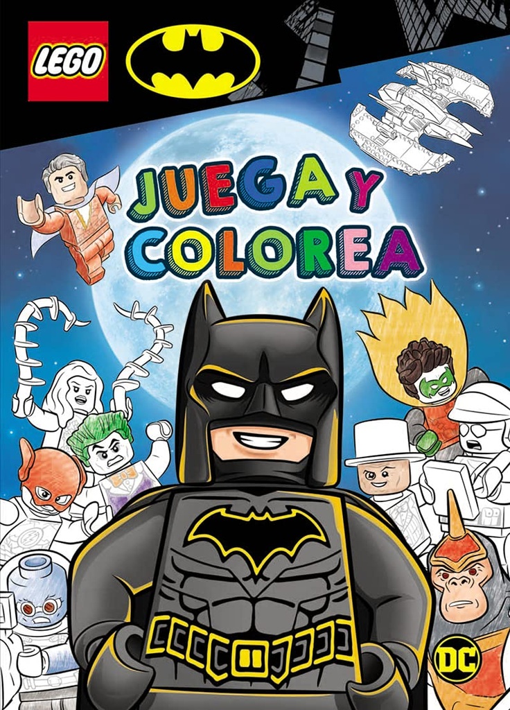 Batman. Juega y colorea