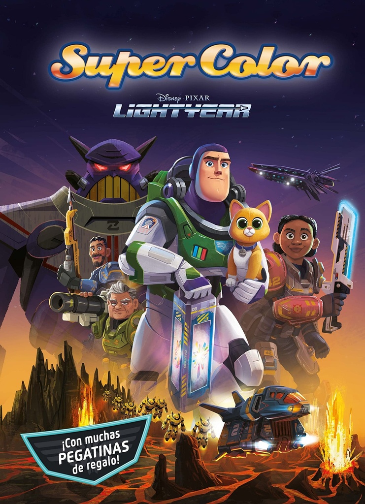 [9788418939839] Lightyear. Supercolor: Libro para colorear con pegatinas