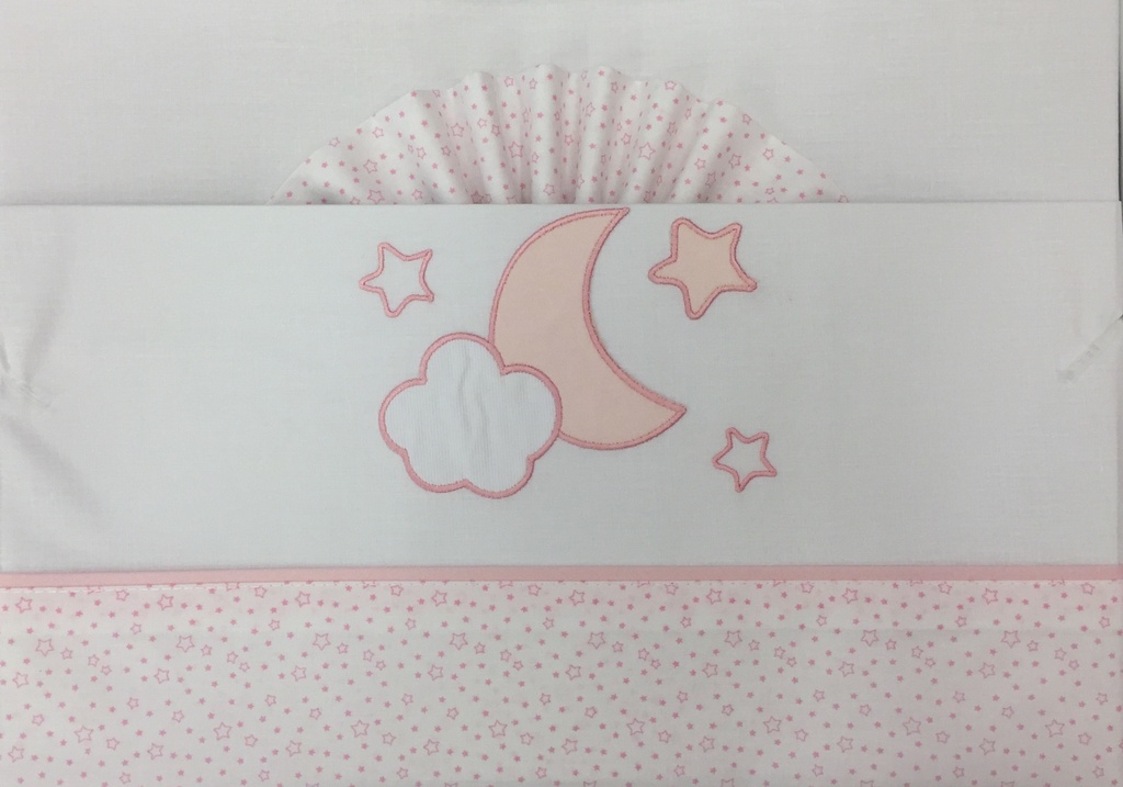 Sábana "Luna" 100% Algodón (3 Piezas) Cuna