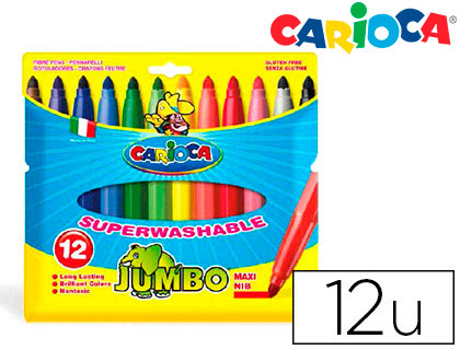 [40569] Rotuladores Carioca jumbo 12uds