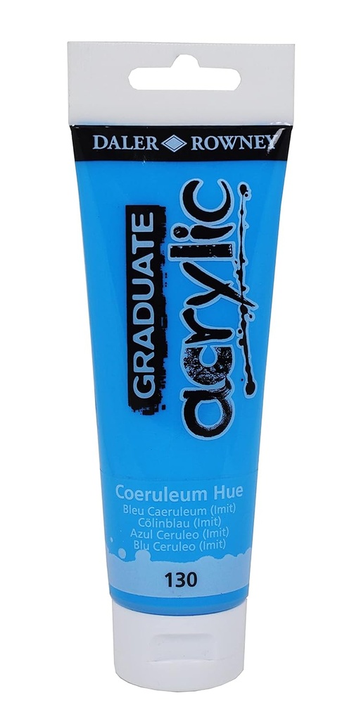 [D123120130] Graduate color acrílica Coeruleum Hue. Tubo120Ml