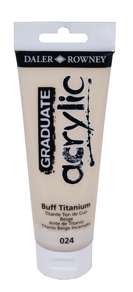 [D123120024] Graduate color acrílica Buff Titanium. Tubo120Ml
