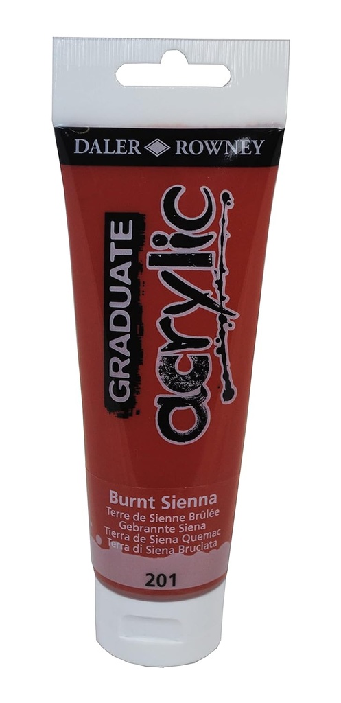 [D123120201] Graduate Color Acrílico Siena Tostada Tubo120ml Daler Rowney