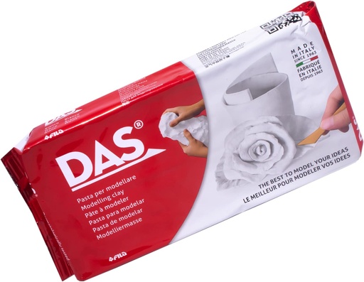 [F387500] PASTA MODELAR DAS 1 KG BLANCO